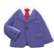 Business suitcoat's Navy blue variant