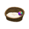 Pet Bed (Dark Brown - White) NH Icon.png