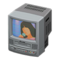 TV with VCR (Silver - Music Video) NH Icon.png