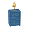 blue dresser