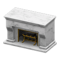 Marble Fireplace (White) NH Icon.png