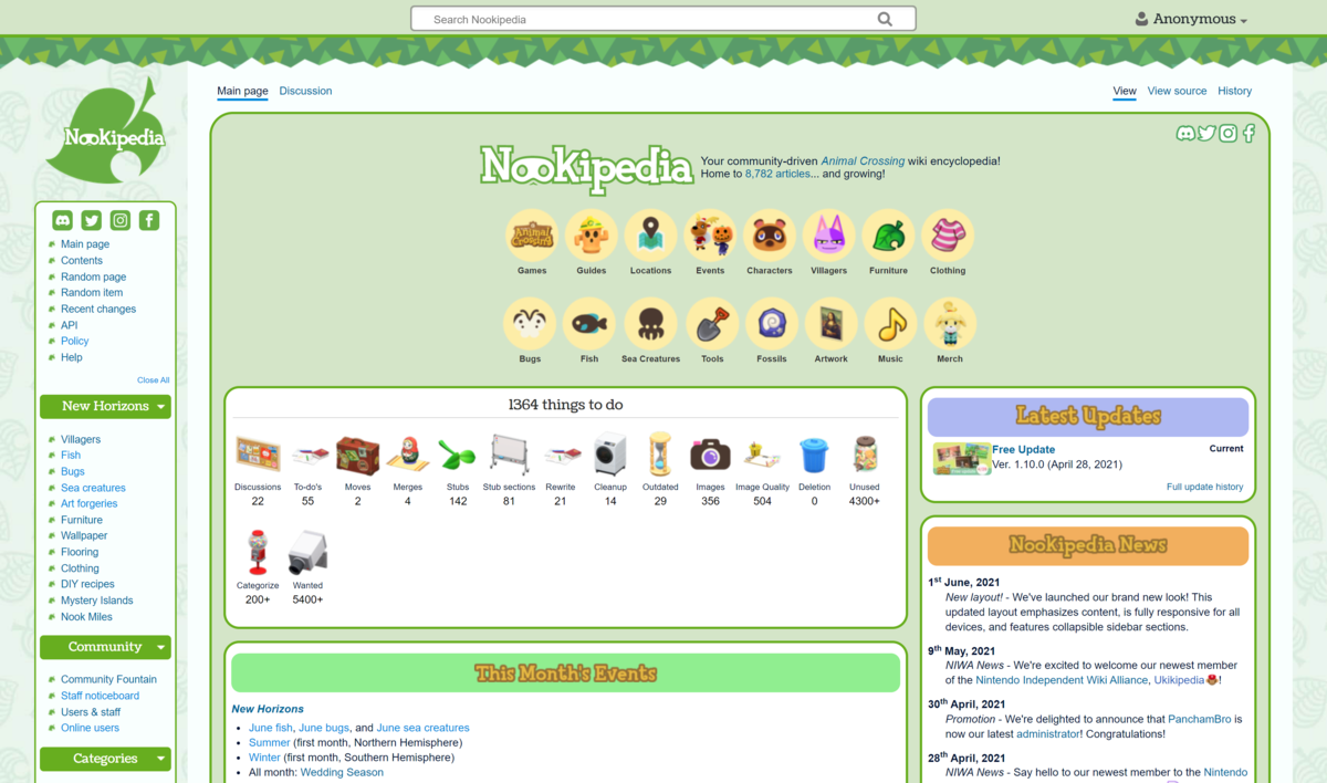 File:Nookipedia Website (2021).png - Animal Crossing Wiki - Nookipedia