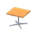 Small café table's Light brown variant