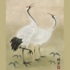 The Cranes pattern for the tokonoma.