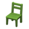 Wooden Chair (Green) NH Icon.png