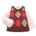 Argyle vest's Red variant