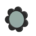 Flower Tabletop Mirror's Black variant