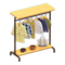 Hanging Clothing Rack (Light Wood) NH Icon.png