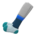 Layered socks's Blue variant