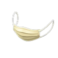Pleated Mask (Cream) NH Storage Icon.png