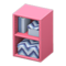 Upright Organizer (Pink - Cool Zigzags) NH Icon.png
