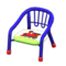 Baby Chair (Blue - Train) NH Icon.png