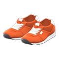 Faux-Suede Sneakers (Orange) NH Storage Icon.png
