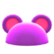 Flashy Round-Ear Animal Hat (Purple) NH Icon.png