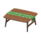 Nordic Table (Dark Wood - Butterflies) NH Icon.png