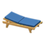 Poolside Bed (Light Brown - Blue)