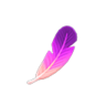 purple feather