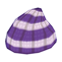 Purple knit hat