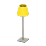 shaded floor lamp