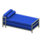 Cool Bed (Silver - Blue) NH Icon.png