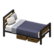 Ironwood bed's Walnut variant