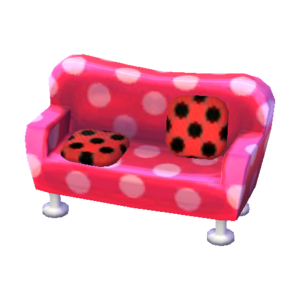 Polka-Dot Sofa (Peach Pink - Pop Black) NL Model.png