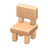 wooden-block chair