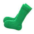 Aran-Knit Socks (Green) NH Icon.png