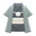 Edo-period merchant outfit's Gray variant