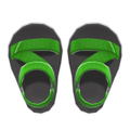 Outdoor Sandals (Green) NH Icon.png
