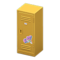 Upright Locker (Yellow - Cute) NH Icon.png