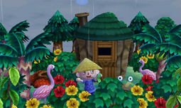 Example of Camofrog's Happy Home Designer house