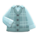 Checkered sweater vest's Pale blue variant