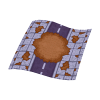 Closed road