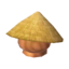 conical straw hat