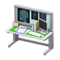 Examination-Room Desk (Green Mat - Person) NH Icon.png