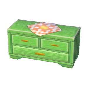 Green Dresser (Light Green - Orange) NL Model.png