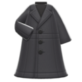 Long Pleather Coat (Black) NH Icon.png