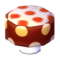 Polka-Dot Stool (Cola Brown - Red and White) NL Model.png