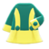 Retro A-line dress's Yellow variant