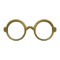 Rimmed Glasses (Gold) NH Icon.png