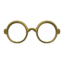 rimmed glasses