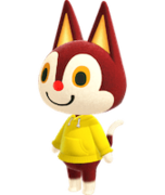 rudy animal crossing plush