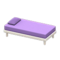 Simple Bed (White - Purple) NH Icon.png