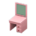Simple vanity's Pink variant