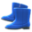 Velour boots's Blue variant