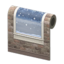 falling-snow wall
