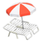 Beach Chairs with Parasol (White - Red & White) NH Icon.png
