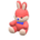 Dreamy rabbit toy's Red variant