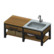 Ironwood kitchenette's Walnut variant
